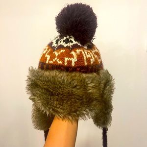 Primark Men’s Tribal Print Ear Flap Hat